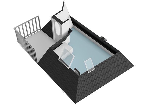 Floorplan - Lange Mare 53, 2312 GR Leiden